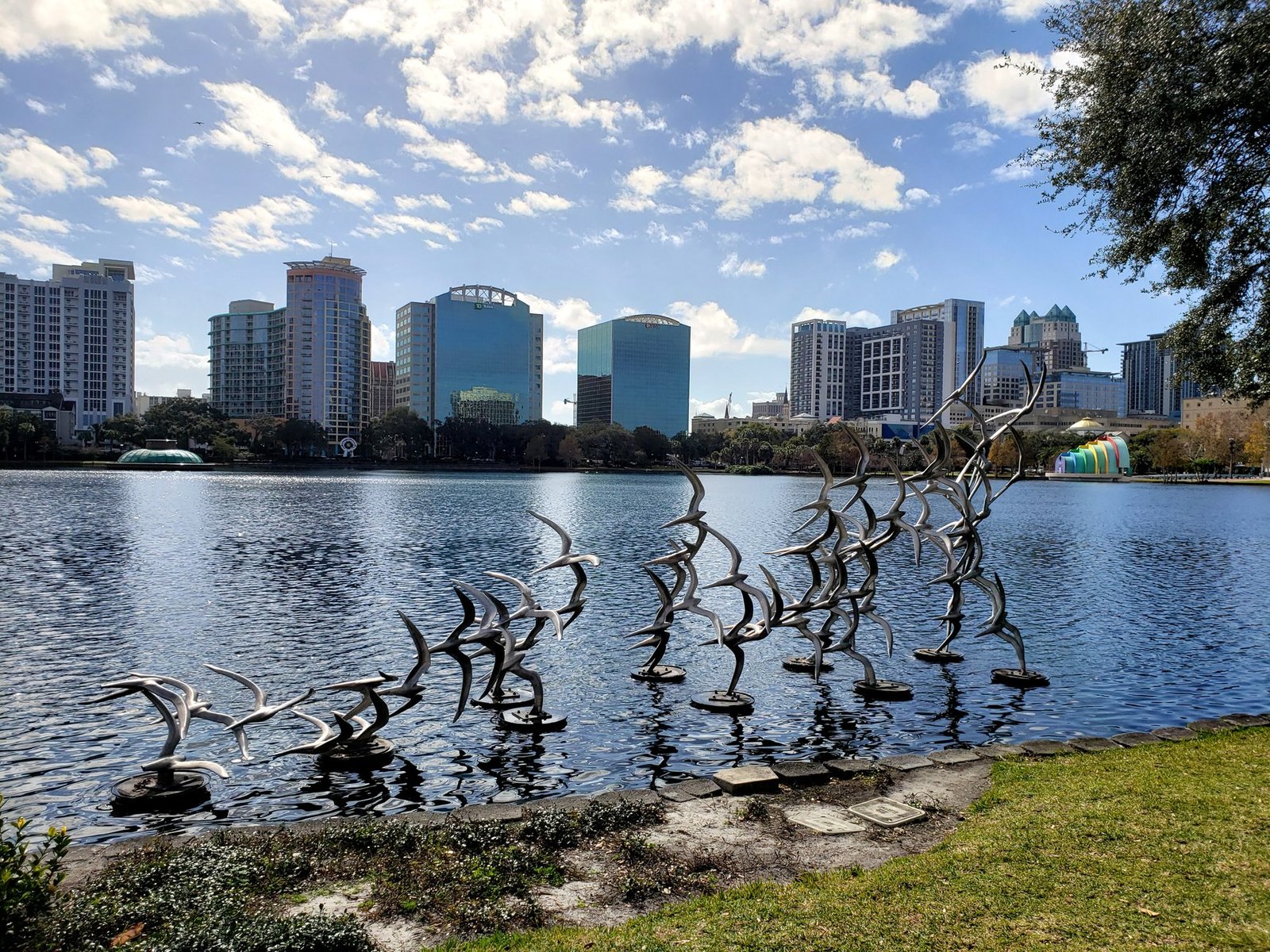 Cảnh công viên giải trí ở Orlando